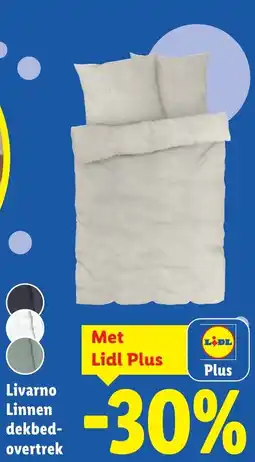 Lidl Livarno Linnen Dekbedovertrek aanbieding