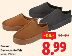 Lidl Esmara Dames pantoffels aanbieding