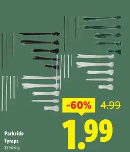 Lidl Parkside Tyraps aanbieding