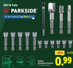 Lidl Parkside Boormachine accessoires aanbieding