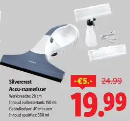 Lidl Silvercrest Accu-raamwisser aanbieding