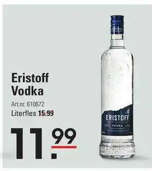 Sligro Eristoff Vodka aanbieding