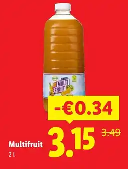 Lidl Multifruit aanbieding
