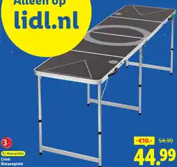 Lidl Crivit Bierpongtafel aanbieding