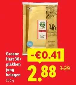 Lidl Groene hart 30+ plakken jong belegen aanbieding