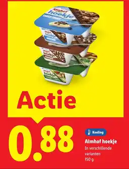 Lidl Almhof hoekje aanbieding