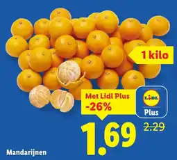 Lidl Mandarijnen aanbieding