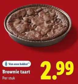 Lidl Brownie Taart aanbieding