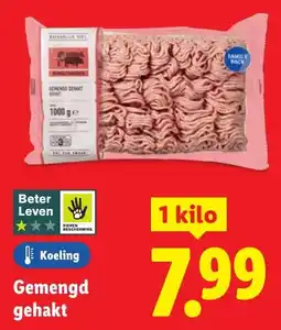 Lidl Gemengd gehakt aanbieding