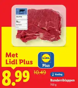 Lidl Runderriblappen aanbieding