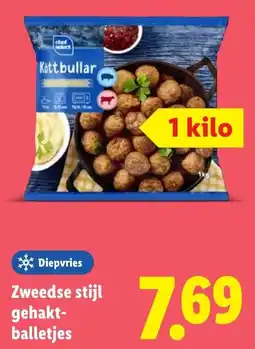 Lidl Zweedse stijl gehaktballetjes aanbieding