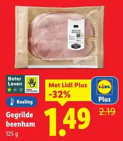 Lidl Gegrilde Beenham aanbieding