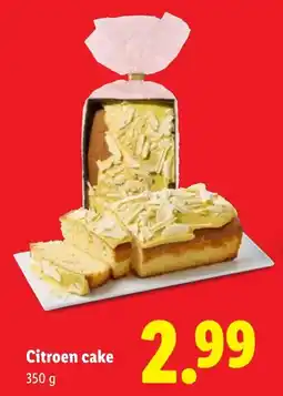 Lidl Citroen Cake aanbieding