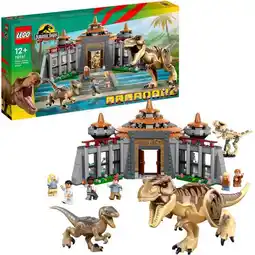 Bol.com LEGO Jurassic World Jurassic Park Bezoekerscentrum: T. rex & raptor aanval Set - 76961 aanbieding
