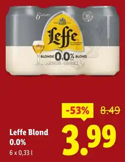 Lidl Leffe Blond 0.0% aanbieding