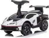 Bol.com Lamborghini loopauto - Claxon - Opbergruimte - wit aanbieding