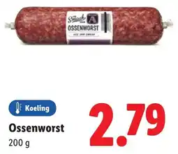 Lidl Ossenworst aanbieding