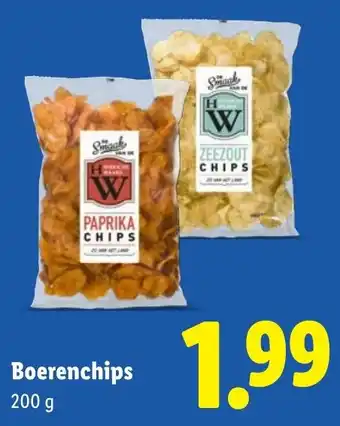 Lidl Boerenchips aanbieding