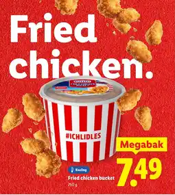 Lidl Fried chicken bucket aanbieding
