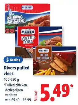 Lidl Divers Pulled Vlees aanbieding