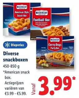 Lidl Diverse snackboxen aanbieding