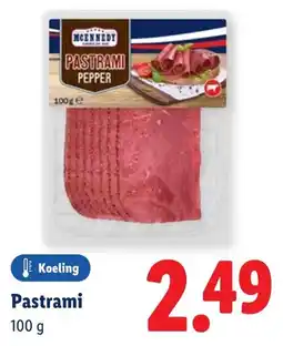 Lidl Pastrami aanbieding