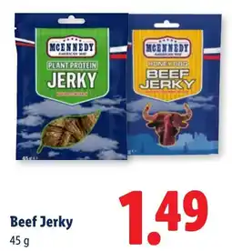 Lidl Beef Jerky aanbieding