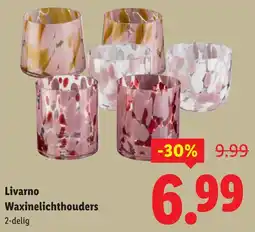 Lidl Livarno Waxinelichthouders aanbieding