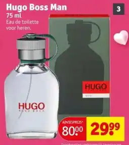 Kruidvat Hugo Boss Man aanbieding