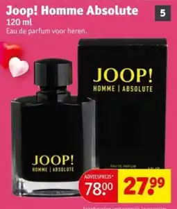 Kruidvat Joop! Homme Absolute aanbieding