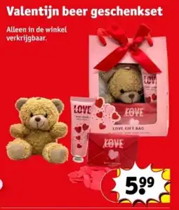 Kruidvat Valentijn beer Geschenkset aanbieding