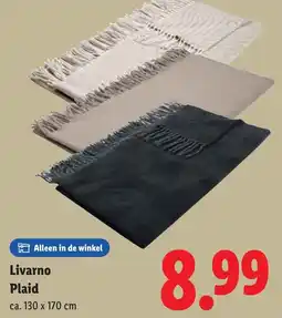 Lidl Livarno Plaid aanbieding