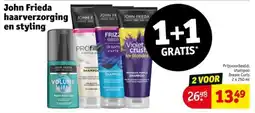 Kruidvat John Frieda haarverzorging en styling aanbieding