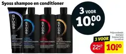 Kruidvat Syoss shampoo en conditioner aanbieding