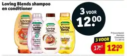 Kruidvat Loving Blends shampoo en conditioner aanbieding