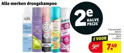 Kruidvat Alle merken droogshampoo aanbieding