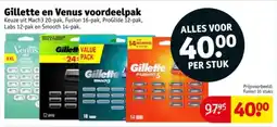 Kruidvat Gillette en Venus voordeelpak aanbieding
