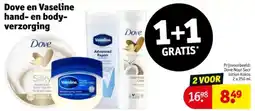 Kruidvat Dove en Vaseline hand en bodyverzorging aanbieding