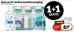 Kruidvat Gum en 07 Active mondverzorging aanbieding