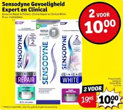 Kruidvat Sensodyne Gevoeligheid Expert en Clinical aanbieding