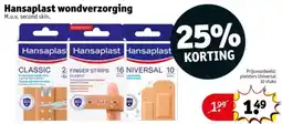 Kruidvat Hansaplast wondverzorging aanbieding