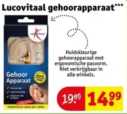 Kruidvat Lucovitaal gehoorapparaat aanbieding