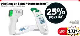 Kruidvat Medisana en Beurer thermometers aanbieding