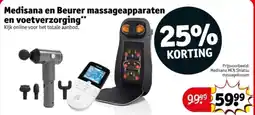Kruidvat Medisana en beurer massageapparaten en voetverzorging aanbieding