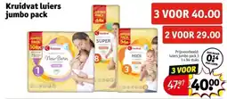 Kruidvat Kruidvat Luiers jumbo pack aanbieding