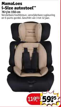 Kruidvat MamaLoes i-Size autostoel aanbieding