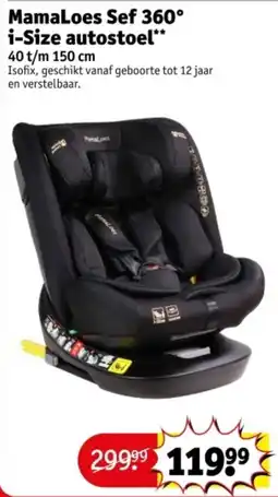 Kruidvat MamaLoes Sef 360° i-Size autostoel aanbieding