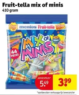 Kruidvat Fruit-tella mix of minis aanbieding