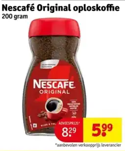 Kruidvat Nescafé Original oploskoffie aanbieding