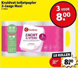 Kruidvat Kruidvat toiletpapier 3-laags Maxi aanbieding